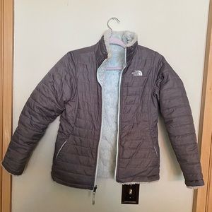 north face reversible coat